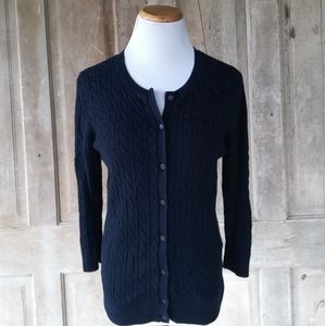 Tommy Hilfiger Blue Cardigan Sweater da